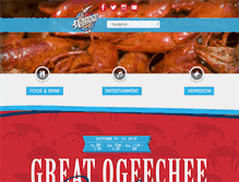 Tablet Screenshot of goseafoodfestival.com
